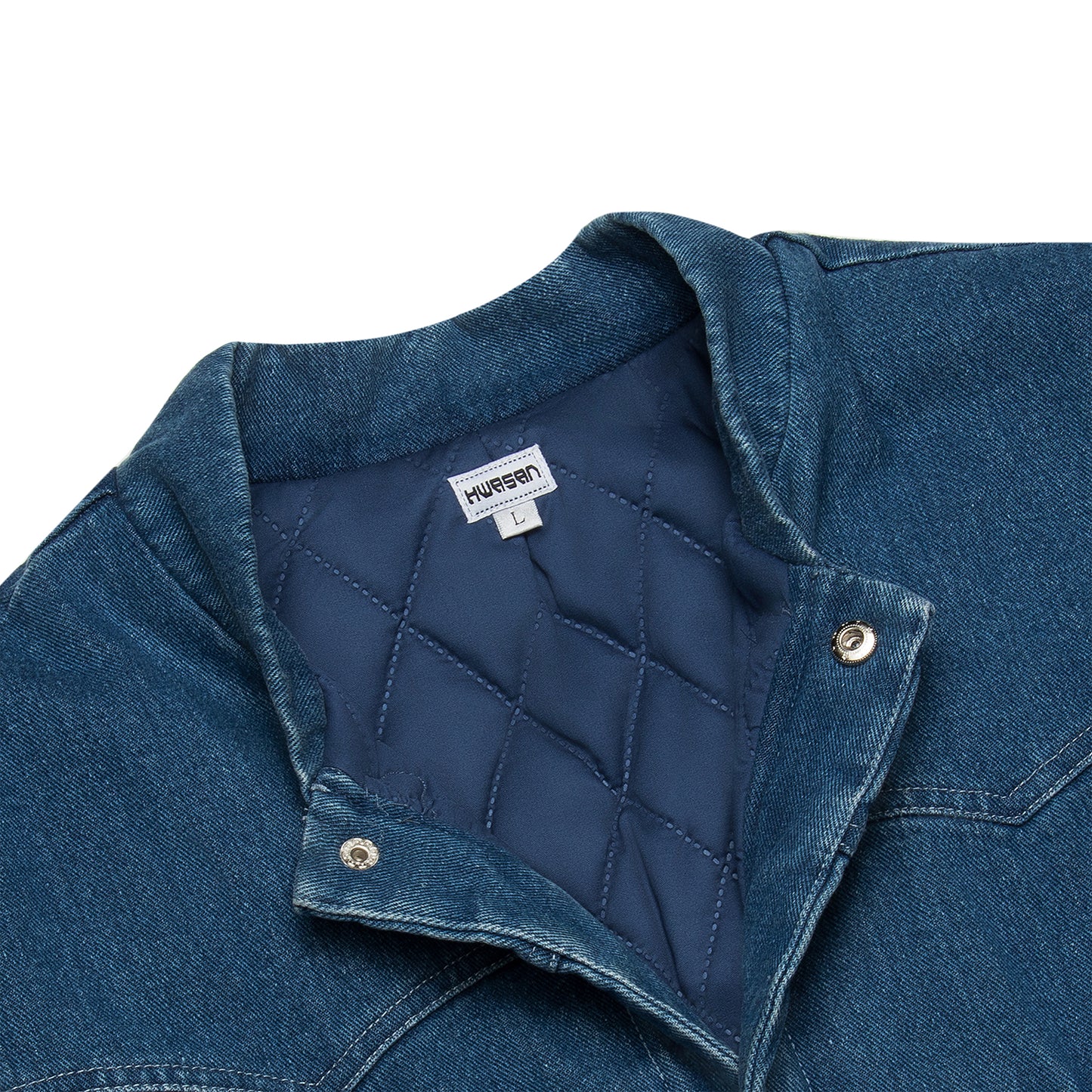 DENIM FLOWER VEST