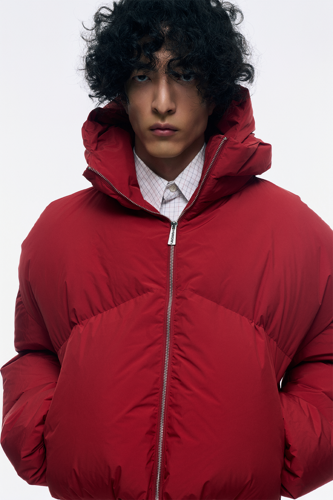 CROPPED DOUBLE NECK BUBBLE