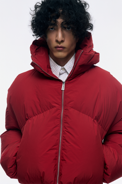 CROPPED DOUBLE NECK BUBBLE