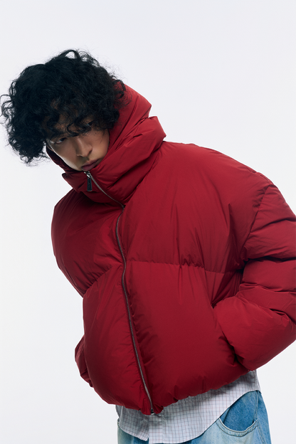 CROPPED DOUBLE NECK BUBBLE